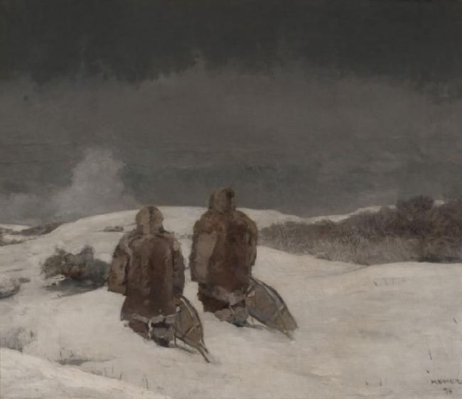 Winslow Homer Below Zero oil painting image